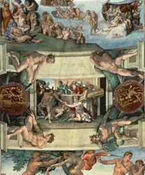 Sistine Chapel Ceiling (1508-12): The Sacrifice of Noah, 1508-10 (post restoration)